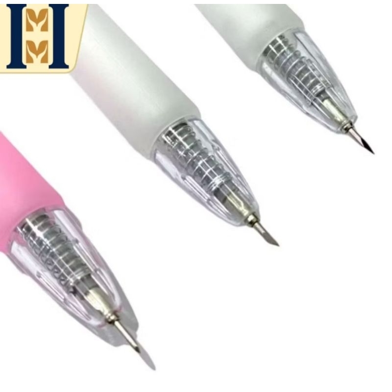 

Pemotong Kertas Bentuk Pena Karakter Kartun Bear Strawberry Lucu Cutter Pen Knife Cut