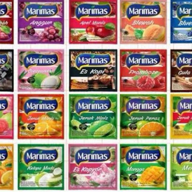 

Marimas & Cocorio minuman serbuk ecer