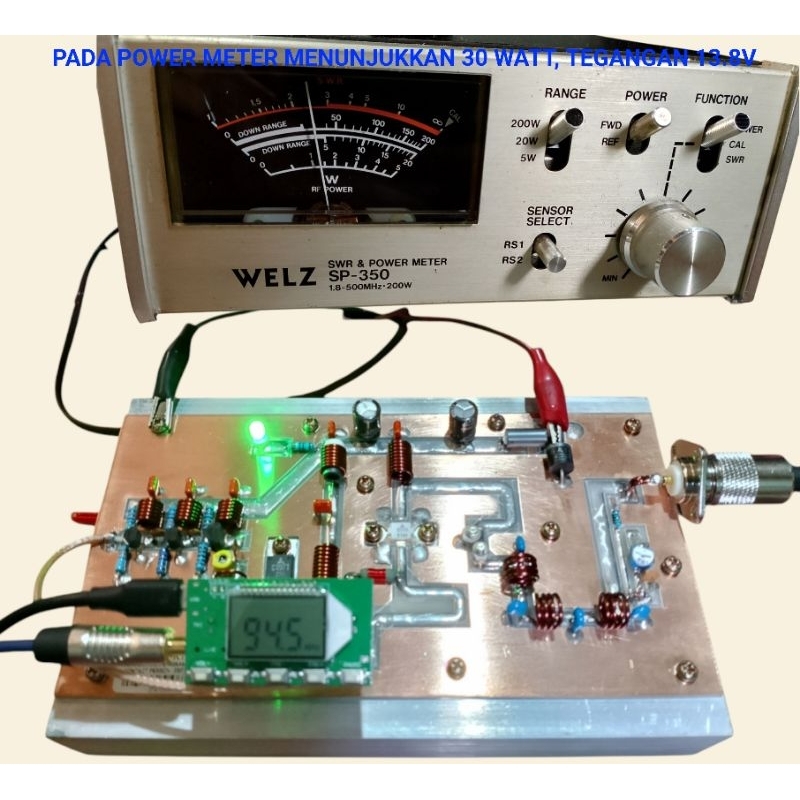KIT PEMANCAR FM 25 30 WATT STEREO DSP PLL 76 108 MHz