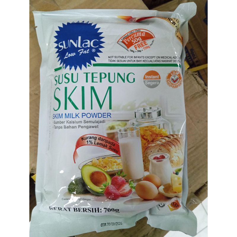 

Sunlac Susu Tepung Skim - 700 gr