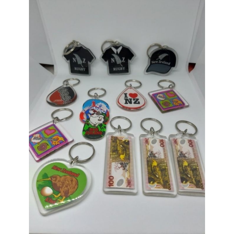 12pcs-Gantungan-kunci-New-Zealand