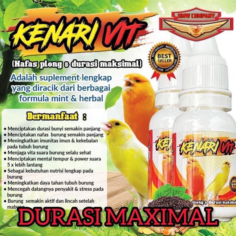 Kenari Vit Vitamin Suplemen Burung