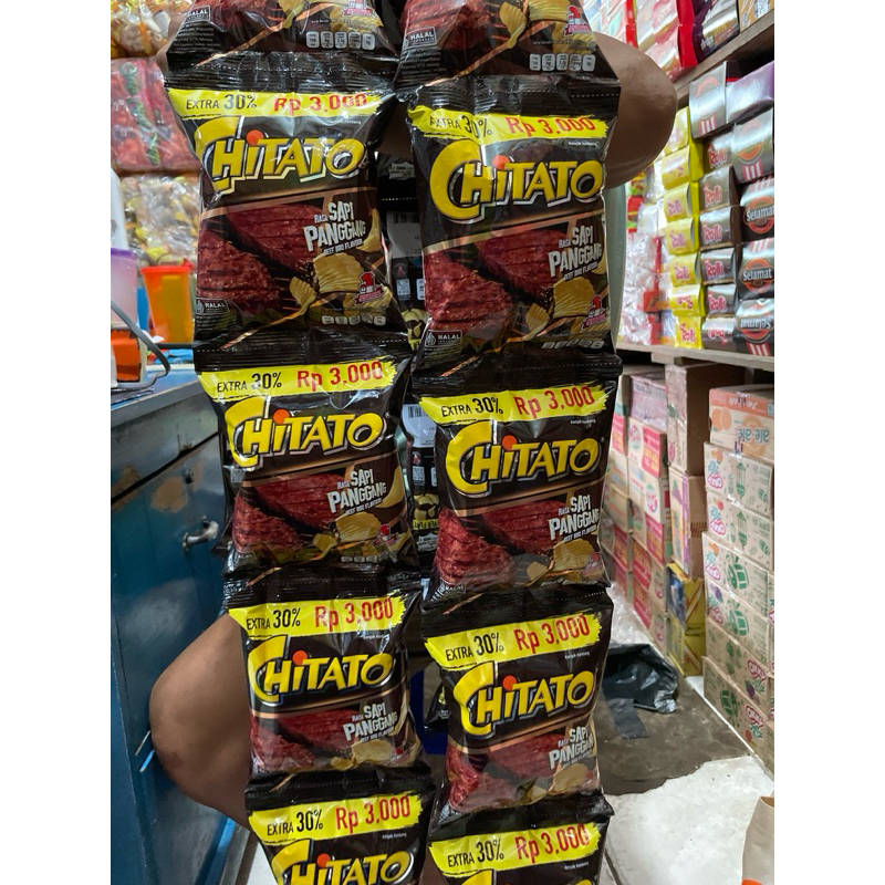 

Promo !!! CHITATO Sapi panggang 1 renceng isi 10 pcs