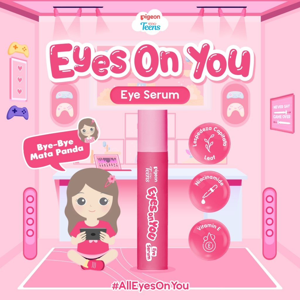 Pigeon Teens Eyes On You Eyes Serum 16ml Skincare Remaja