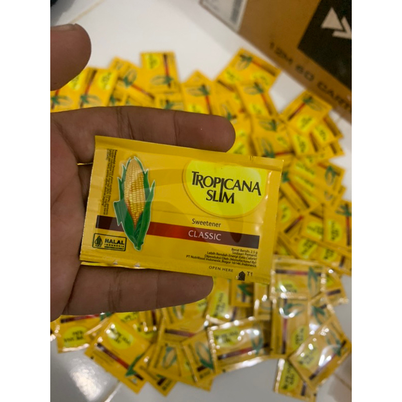 

gula tropicana slim classic sachet 2,5gram sweetener