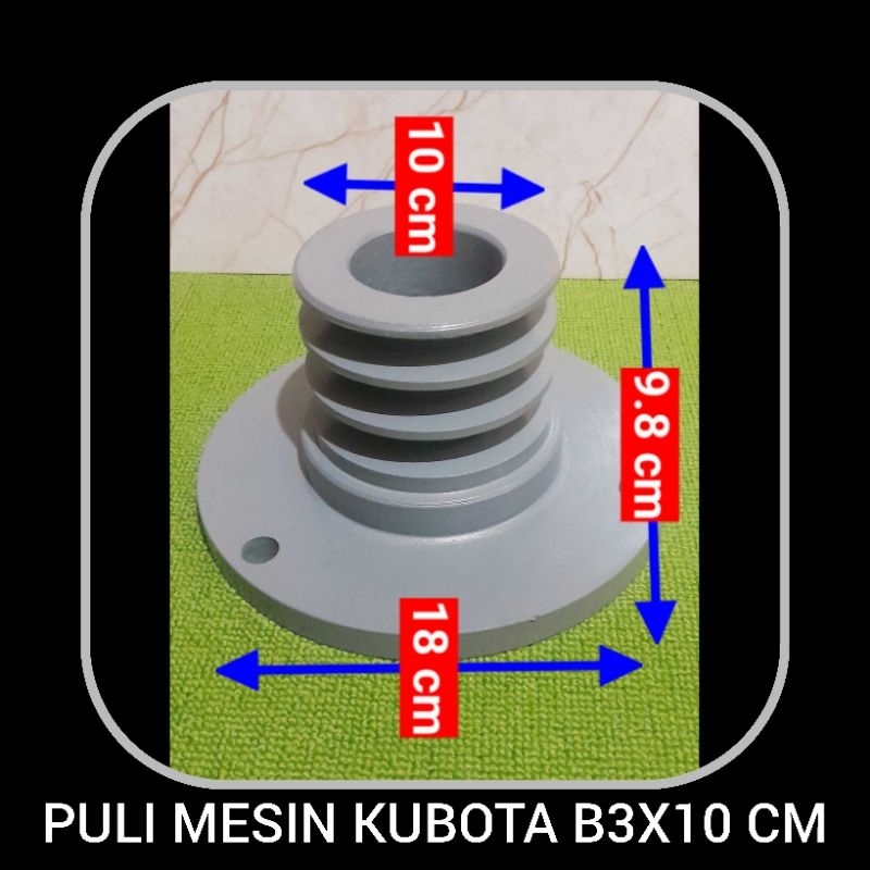 ENGINE PULLEY KUBOTA RD65 RD85 PULI MESIN DIESEL KUBOTA RD 65 RD 85 B3X10 CM