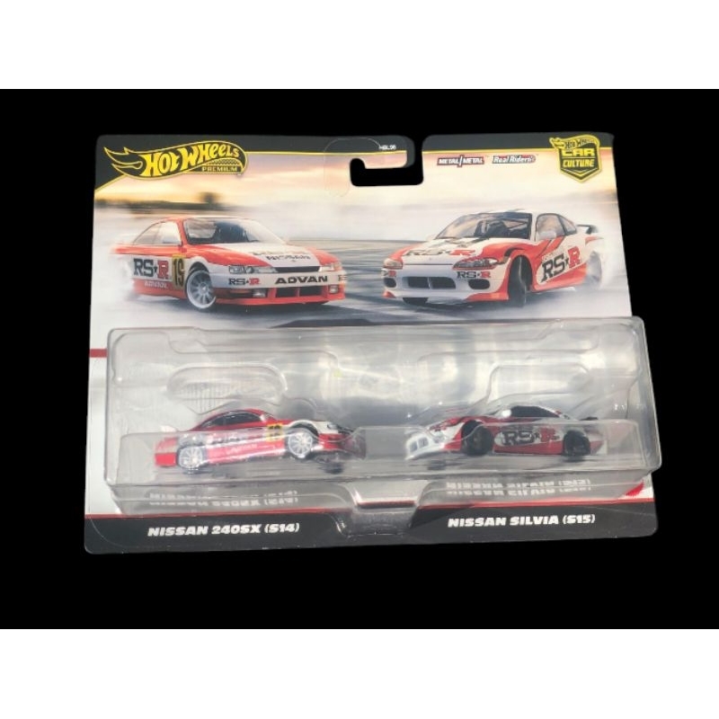 Hot Wheels Premium – Nissan 240SX (S14) & Nissan Silvia (S15) RSR ADVAN
