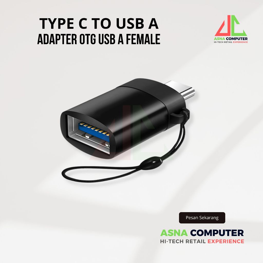 Adaptor OTG USB 3.1 Female ke Slot Micro USB Type C Lightning Micro SD