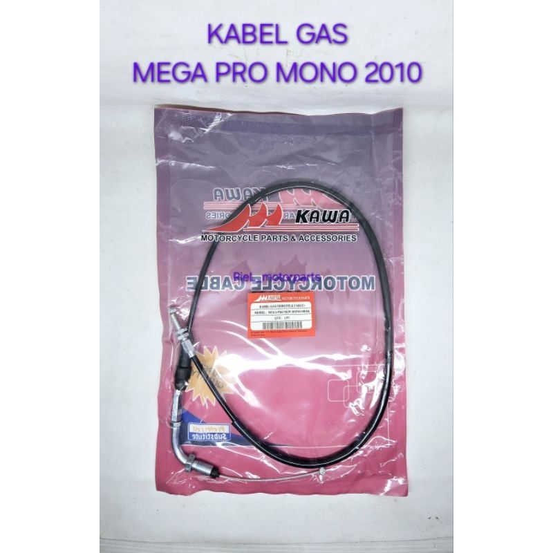 Kabel Gas (KAWA) MEGA PRO 2010 / MEGA PRO MONO selang tali KAWA