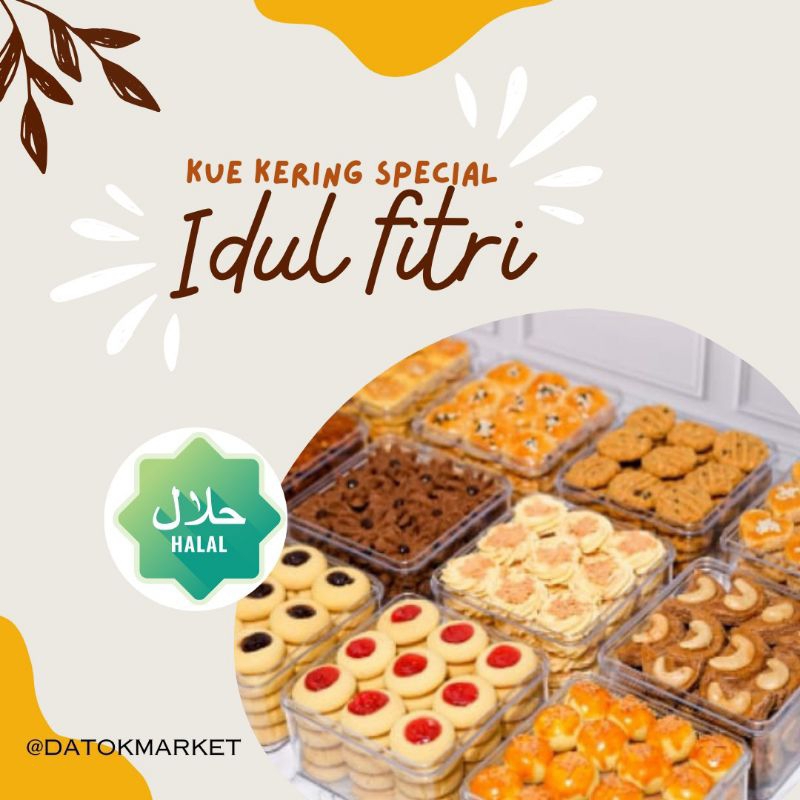 

Sepaket Parcel Kue Kering Kering Home Made Khas Lebaran Idul Fitri Putri Salju Kastengel Nastar Cookies Kacang