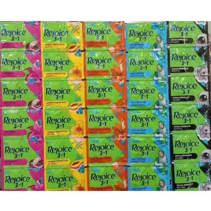 Shampoo Rejoice 3 in 1 isi 24 Sachet