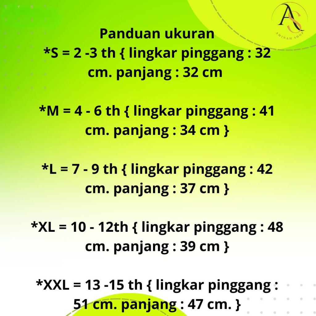 Limited 6 Pcs Celana Short Anak / Dalaman Short Anak Perempuan Tk-Sd-Smp-Sma / Aminah Shot Short