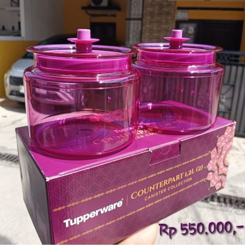 Toples Cantik Bening Mewah Aestetic Counterpart Tupperware