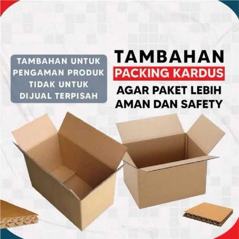 

Tambahan Packing Kardus untuk jajan kecil Hyra.Snack