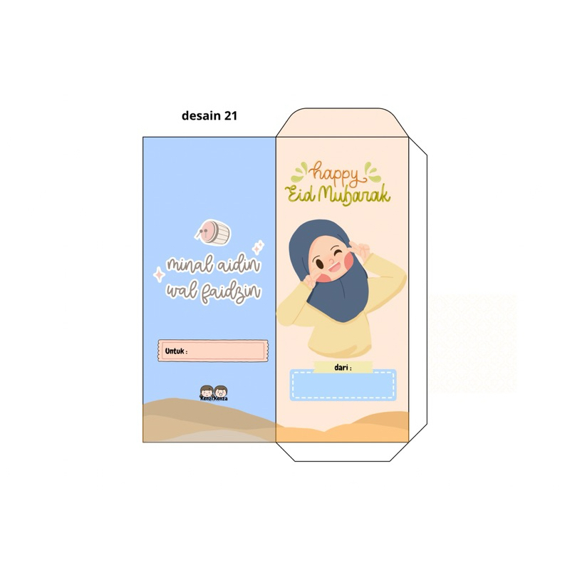 

SINGLE MUSLIM-AMPLOP LEBARAN CUSTOM-HARGA PER PACK ISI 15 PCS