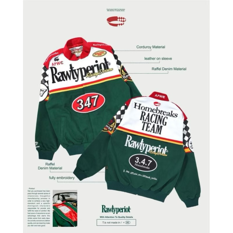 RAWTYPE RIOT x UNKL347 Homebreaks Racing Team
