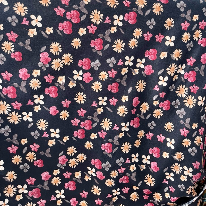 Kain Katun Rayon Premium / Bahan Daster / Bahan Gamis Kain Meteran