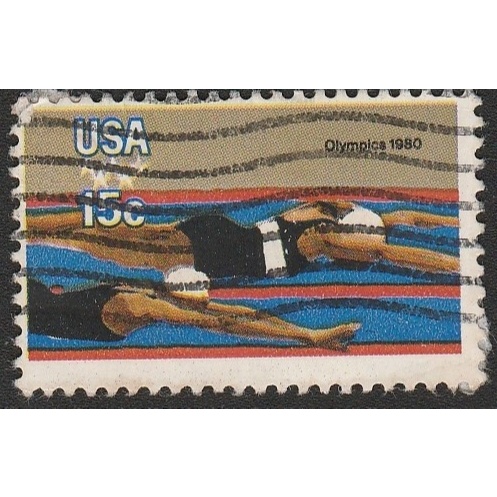 

A 11738 SATU BUAH PRANGKO AMERIKA NOMINAL 15C TEMA RENANG OLIMPIADE TAHUN 1980 DENGAN KONDISI SUDAH ADA CAP