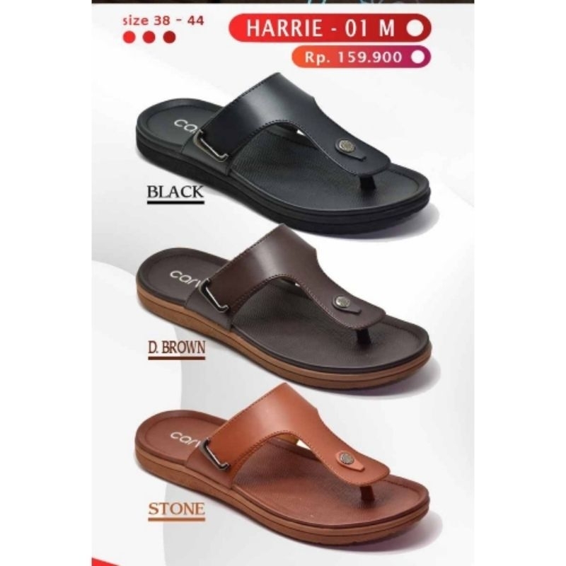 CARVIL HARRIE-01M | Sandal Casual Pria Elegan,Keren,Trendy dan Nyaman dipakai