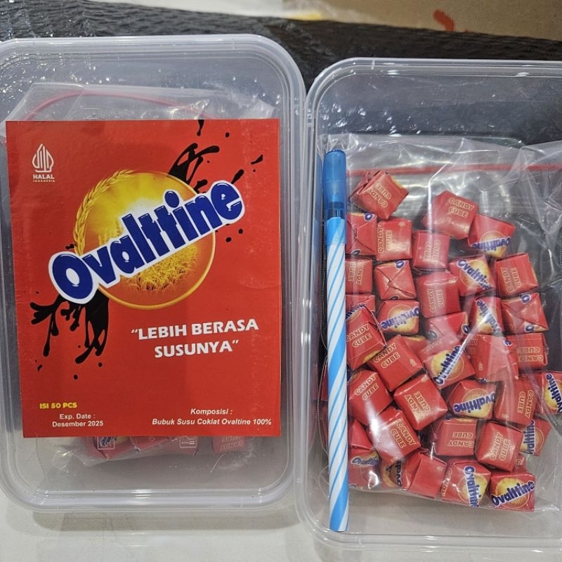 

Coklat ovalttine cube cokelat ovaltine permen ovalttine isi 50 pcs