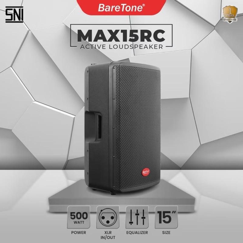 BareTone Speaker Aktif MAX15RC 15 Inc