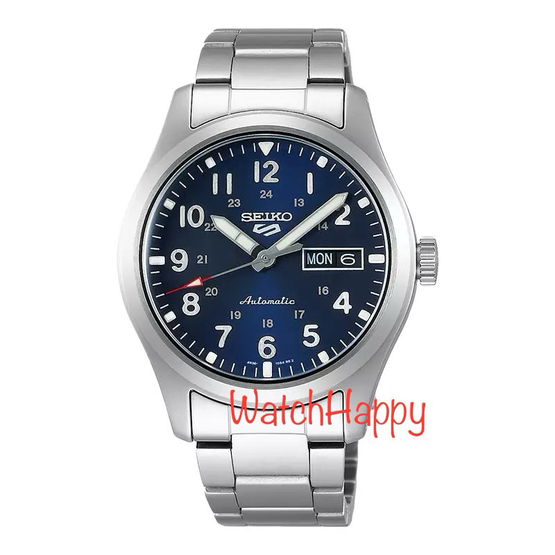 JAM TANGAN SEIKO 5 SPORTS SRPG29K1 / SRPG29 / SRPG29K FIELD STYLE AUTOMATIC MOVEMENT BLUE DIAL STAIN