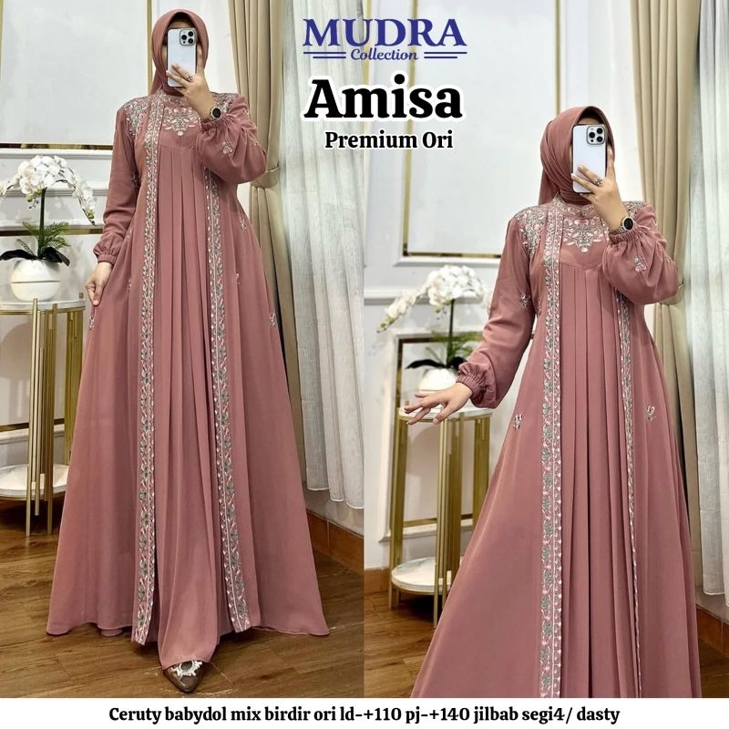 AMISA BY MUDRA DRESS PREMIUM BY MUDRA HIJAB