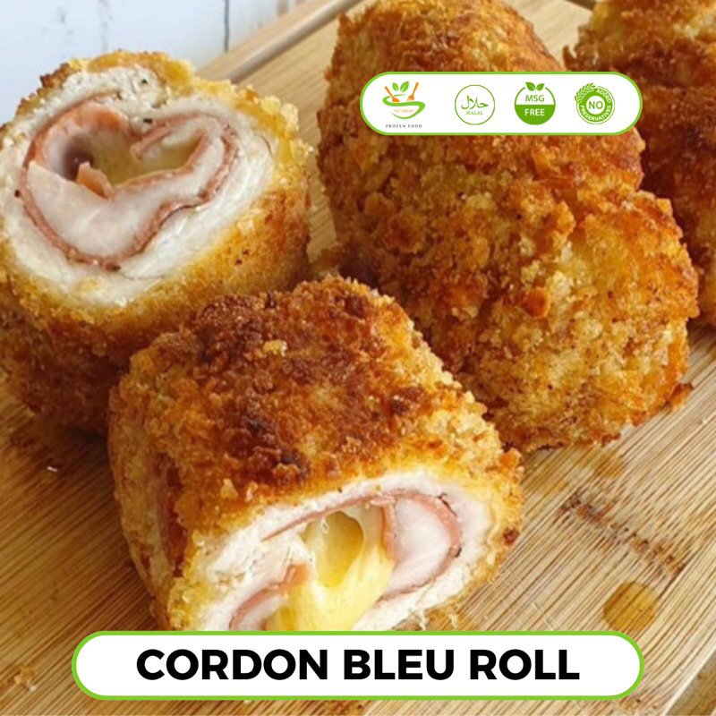 

Chicken cordon bleu roll 5pcs premium no msg, no pengawet - supplier HOREKA