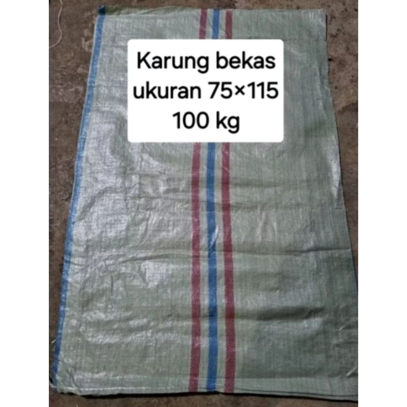 Karung Bagor Jumbo Super Besar 50 kg 100 kg 75x110 90x130 Bekas Ekspedisi Bekas Tepung Terigu Gandum