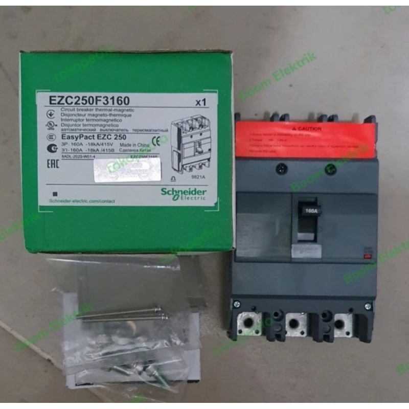 mccb schnaider 125A 3phase mccb schneider 160A 3phase