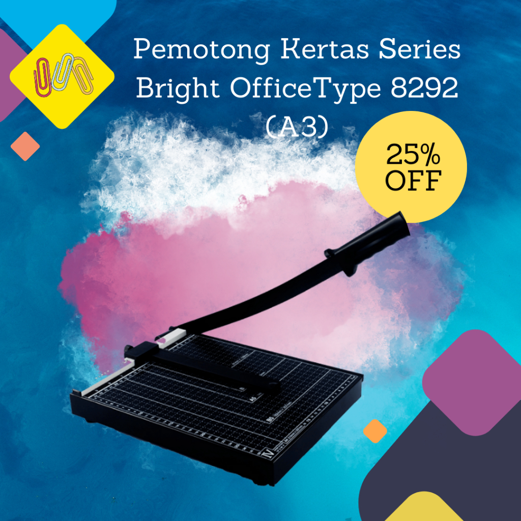 

Pemotong Kertas A3 / Paper Cutter Type 8292 (A3) Merek Bright Office