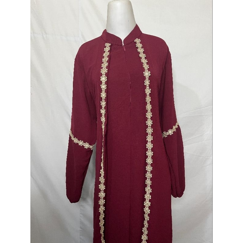 GAMIS ABAYA RENDA TALITA / GAMIS LAYER ABAYA CANTIK / GAMIS ABAYA MURAH