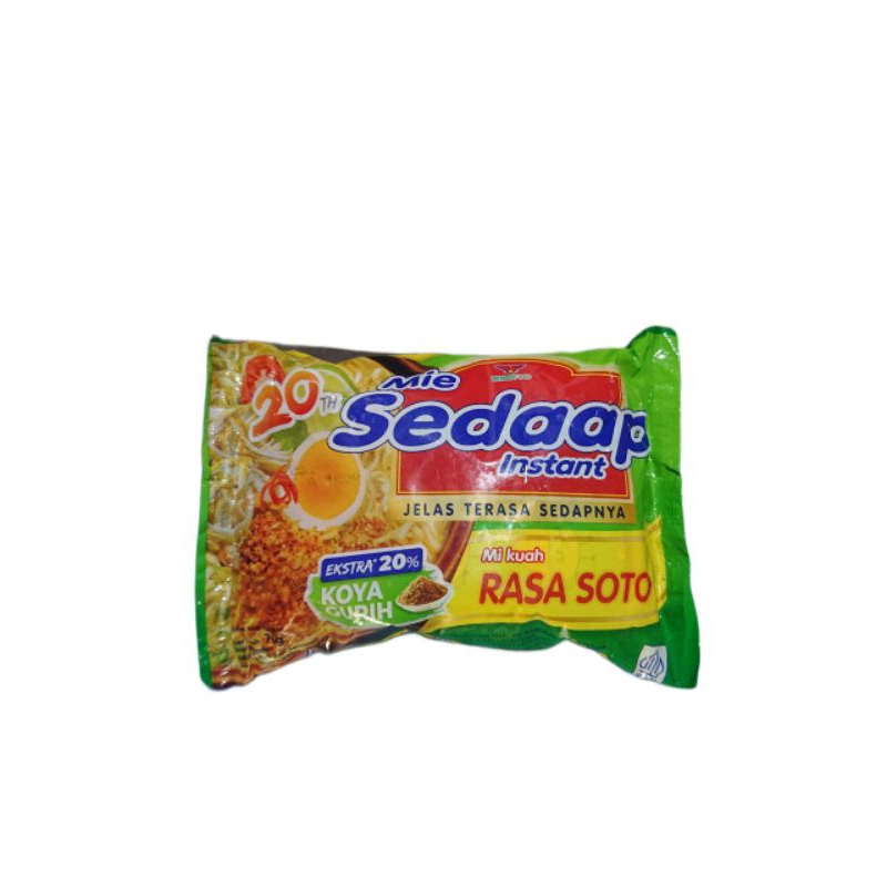 

mie instan sedaap rasa goreng dan mie instan sedaap kuah rasa soto