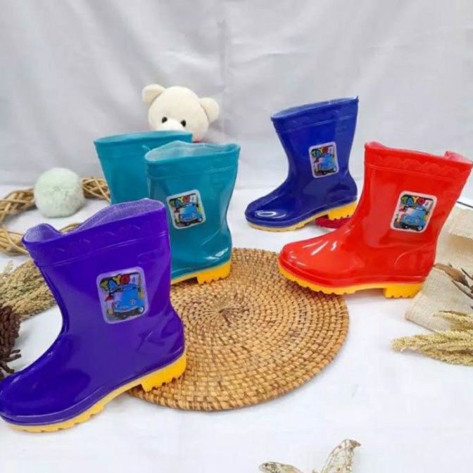 KODE L86L Sepatu Boot Anak Tayo 2635  Sepatu Anak  Boot Tayo  Sepatu Tayo  Boot Hujan Anak  Sepatu B