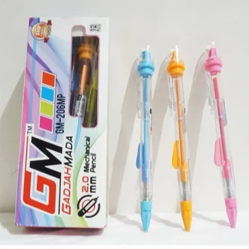 

( 1 pack) Mechanical Pencil Pensil Mekanik GM-206MP MACARON COLOR 2.0 mm