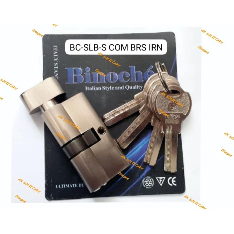 Silinder Knop / Selinder Kunci Pintu Knop Putar BINOCHE / Cylinder Knop Besar BINOCHE