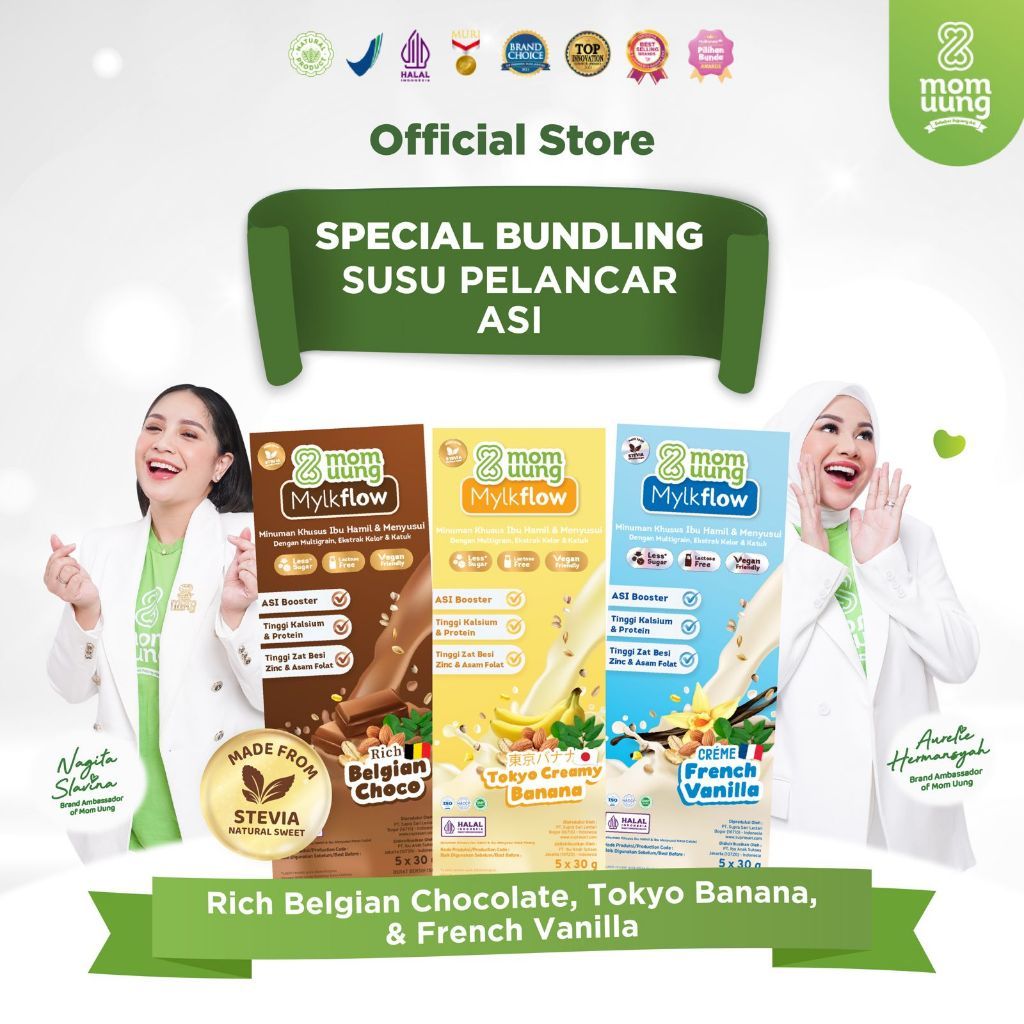 Mom Uung Mylkflow Susu Pelancar Asi Booster Mom Uung
