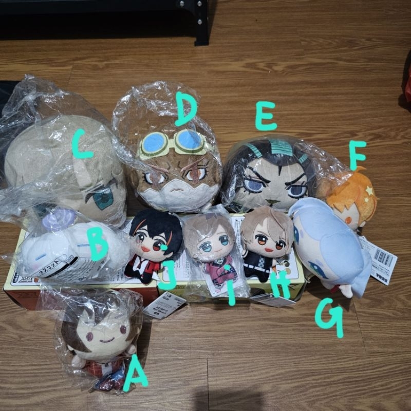 nuigurumi plush mix potekoro jojo bizare frieren idolmaster ensemble stars