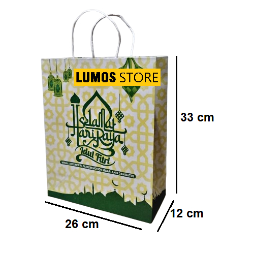 

Paper bag Lebaran 2 sisi medium 26 x 33 x 10