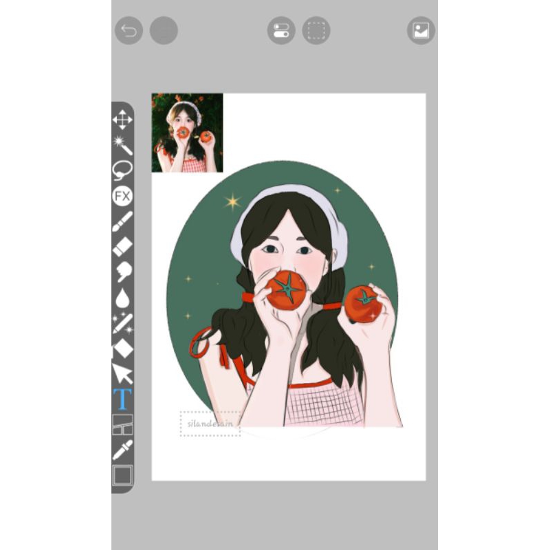 Edit foto kartun ilustrasi