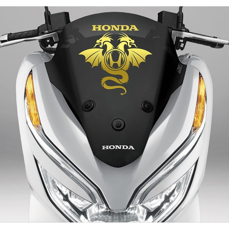 stiker visor Honda PCX naga sticker cutting custom