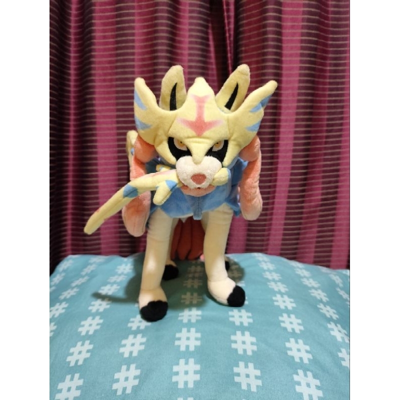 Zacian Plush Pokemon Center Plush Boneka Pokemon Original