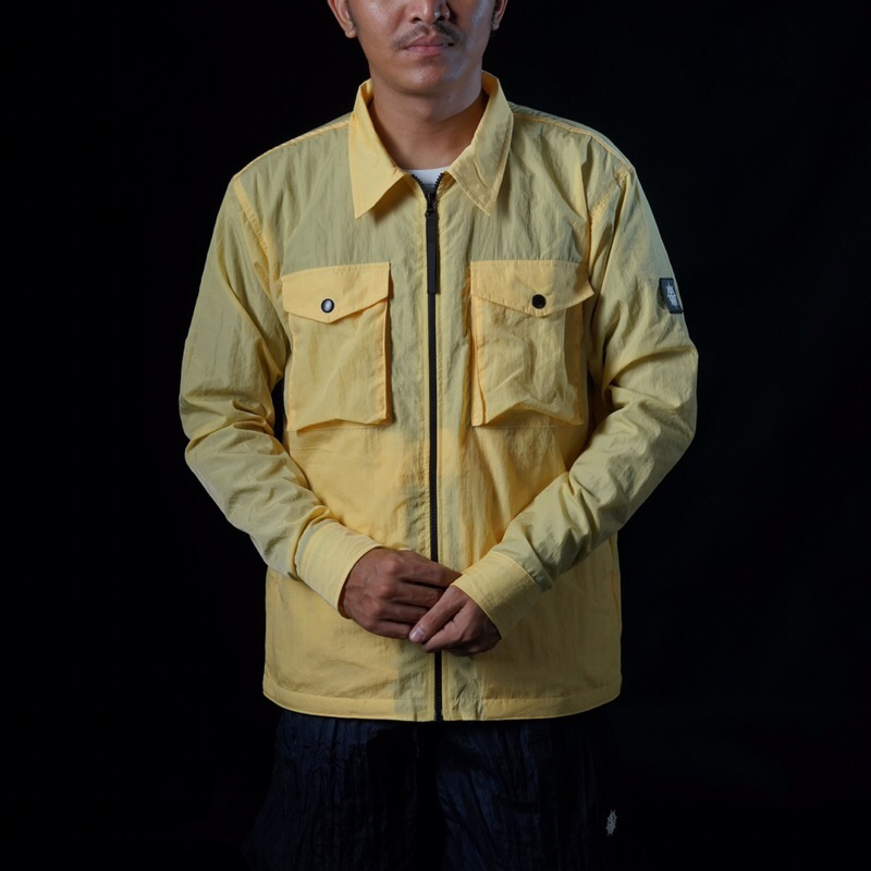 Jacket / Jaket Overshirt Nylon Spring Summer 2025 Yellow Series From Quattordici