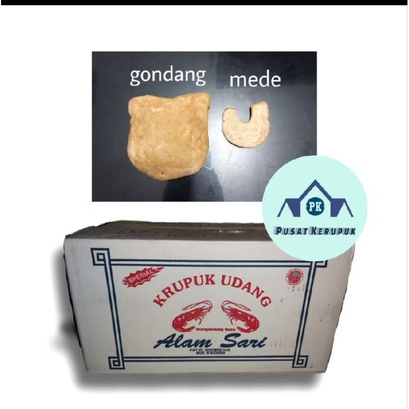 

Kerupuk udang Mentah. gurih 250 gram