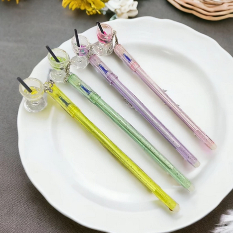 

Pulpen Lucu Aesthetic Pulpen Gelas Juice Fancy Pen Gantungan Minuman Cocktail Bolpoint Karakter Minuman Cangkir Pena AL
