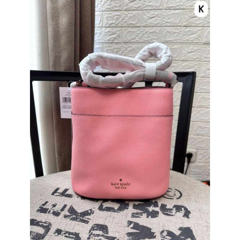 KS bag leila bucket shoulder sling bag peachy rose