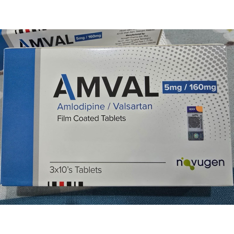Amval (Amplodipine / Valsartan) 5 mg/160 mg