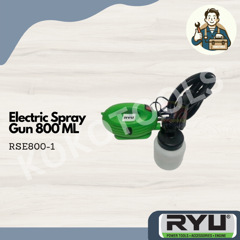 Spray Gun Electric RSE800-1 Ryu