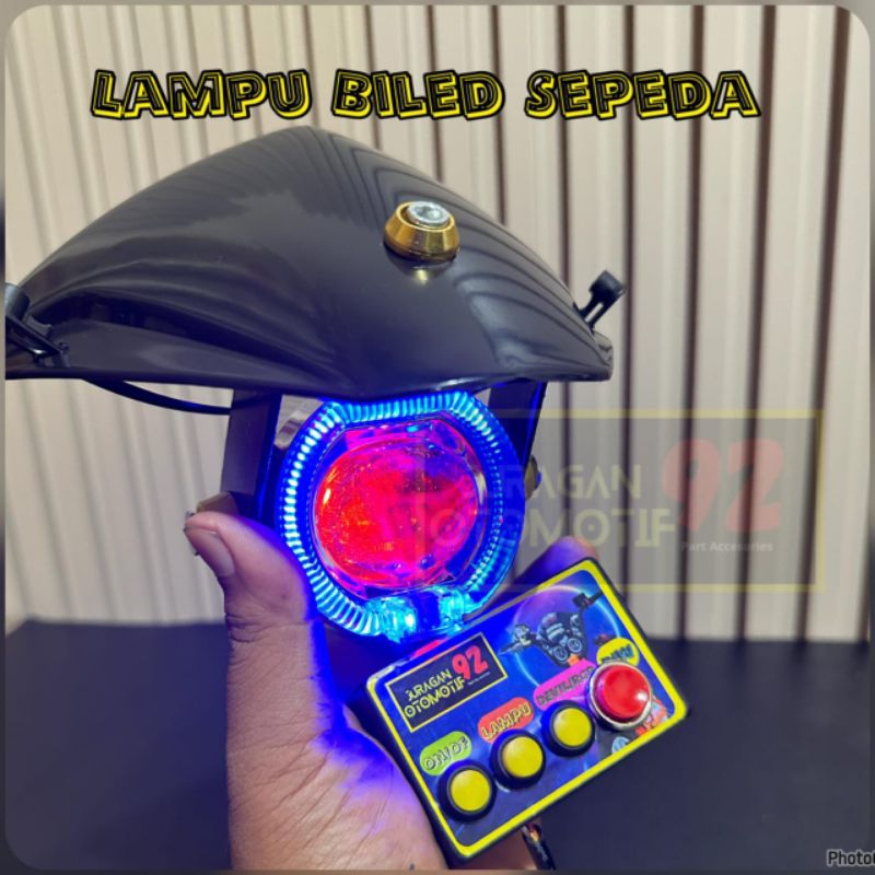 Lampu Variasi Sepeda Depan/Biled Sepeda Tanpa Aki