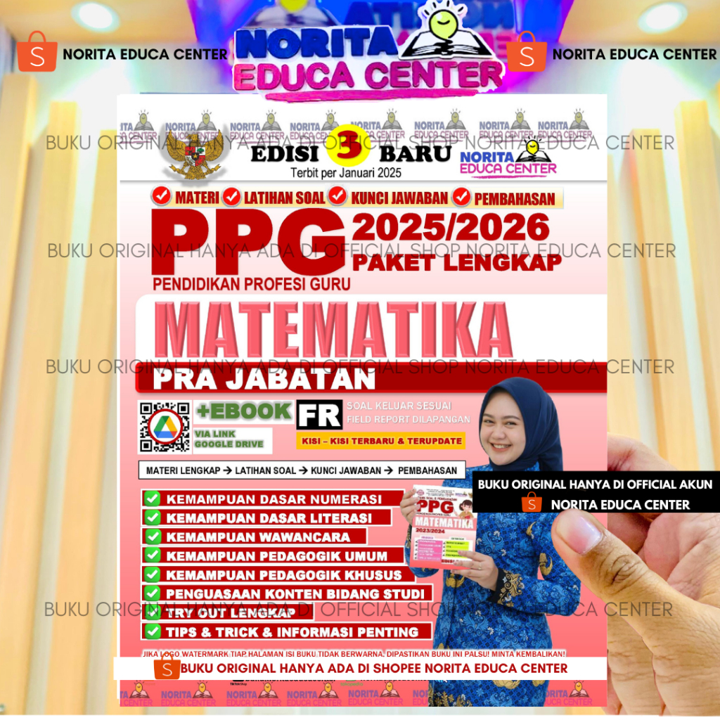 BUKU PPG PRAJAB MATEMATIKA NORITA EDUCA CENTER